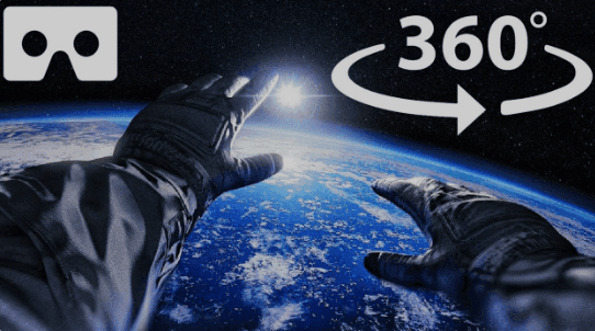 Virtual Reality promenad i rymden