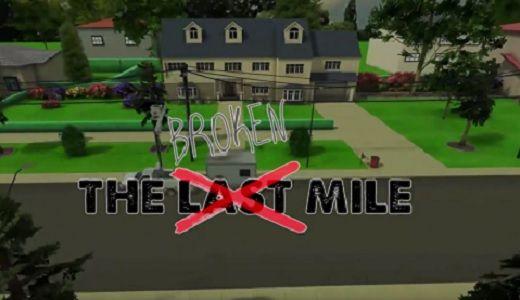 Huskvarter med logotexten the broken mile