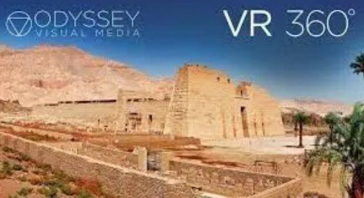 Medinet Habu i Egypten